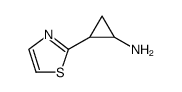 Cyclopropanamine, 2-(2-thiazolyl)结构式