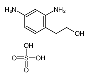 4-(2-hydroxyethyl)-m-phenylenediammonium sulphate结构式