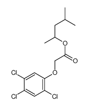 4-methylpentan-2-yl 2-(2,4,5-trichlorophenoxy)acetate结构式