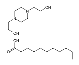 undecanoic acid, compound with piperazine-1,4-diethanol (1:1)结构式