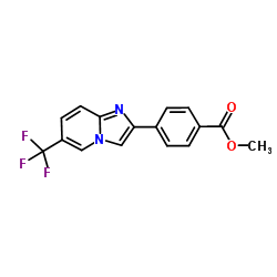 Methyl 4-[6-(trifluoromethyl)imidazo[1,2-a]pyridin-2-yl]benzoate Structure