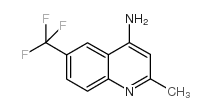 2-methyl-6-(trifluoromethyl)quinolin-4-amine结构式