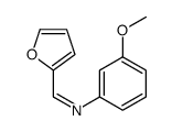 1-(furan-2-yl)-N-(3-methoxyphenyl)methanimine结构式