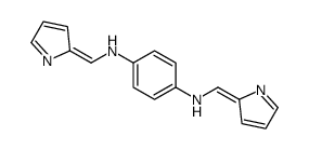 1-N,4-N-bis(pyrrol-2-ylidenemethyl)benzene-1,4-diamine结构式