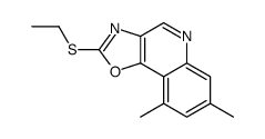 2-ethylsulfanyl-7,9-dimethyl-[1,3]oxazolo[4,5-c]quinoline Structure