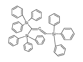 Tris-triphenylsilyl-propadien Structure