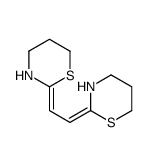 (2E)-2-[(2E)-2-(1,3-thiazinan-2-ylidene)ethylidene]-1,3-thiazinane结构式