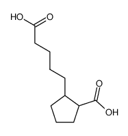 5-(2-carboxy-cyclopentyl)-valeric acid Structure
