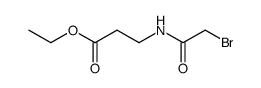 ethyl 3-[(bromoacetyl)amino]propanoate Structure