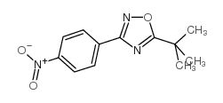 5-(tert-Butyl)-3-(4-nitrophenyl)-1,2,4-oxadiazole Structure