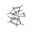 (η5-C5Me5)2TaH(CH2=CH2)结构式