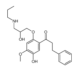 5-hydroxy-4-methoxypropafenone结构式