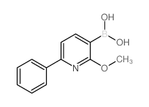 (2-Methoxy-6-phenylpyridin-3-yl)boronic acid picture