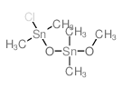 Distannoxane,1-chloro-1,1,3,3,4-pentamethyl- Structure