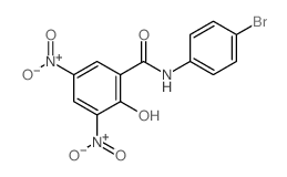 Benzamide,N-(4-bromophenyl)-2-hydroxy-3,5-dinitro- picture