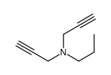 N,N-bis(prop-2-ynyl)propan-1-amine Structure