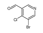 5-溴-4-氯烟醛结构式