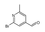 2-bromo-6-methylpyridine-4-carbaldehyde结构式