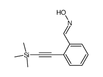 2-((trimethylsilyl)ethynyl)benzaldehyde oxime Structure