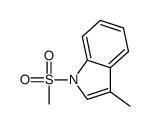 3-methyl-1-methylsulfonylindole Structure