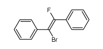 (E)-(1-bromo-2-fluoroethene-1,2-diyl)dibenzene Structure