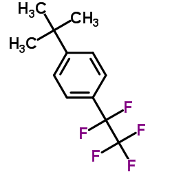 1-tert-Butyl-4-(pentafluoroethyl)benzene structure