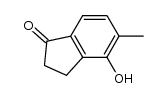 4-Hydroxy-5-methyl-2,3-dihydro-1H-inden-1-one structure