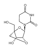 1-((1S,3R,4R,7S)-7-hydroxy-1-(hydroxymethyl)-2,5-dioxabicyclo[2.2.1]heptan-3-yl)dihydropyrimidine-2,4(1H,3H)-dione结构式