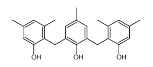 2-[[2-hydroxy-3-[(2-hydroxy-4,6-dimethylphenyl)methyl]-5-methylphenyl]methyl]-3,5-dimethylphenol结构式