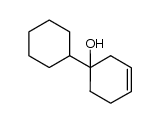 1-cyclohexylcyclohex-3-enol结构式