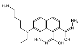 7-((N-4-aminobutyl)-N-ethyl)aminonaphthalene-1,2-dicarboxylic acid hydrazide结构式