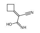 2-cyano-2-cyclobutylideneacetamide Structure