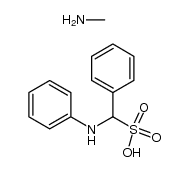 methylammonium 1-anilino-1-phenylmethanesulfonate Structure