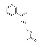 (E)-4-oxo-4-(pyridin-3-yl)but-2-en-1-yl acetate Structure