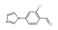 2-氯-4-(1-咪唑基)苯甲醛结构式