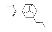 methyl 3-propyl-1-adamantanecarboxylate Structure