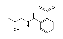 N-(2-hydroxypropyl)-2-nitrobenzamide结构式