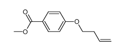 4-(4'-methoxycarbonylphenoxy)but-1-ene结构式