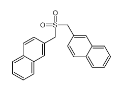 2-(naphthalen-2-ylmethylsulfonylmethyl)naphthalene Structure