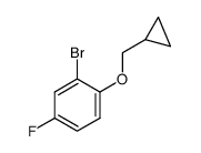 4-Fluoro-2-bromophenol methylcyclopropyl ether结构式