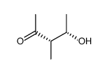 2-Pentanone, 4-hydroxy-3-methyl-, [S-(R*,R*)]- (9CI) structure