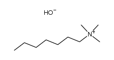 heptyl-trimethyl-ammonium, hydroxide Structure