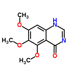 5,6,7-TRIMETHOXY-QUINAZOLIN-4(3H)-ONE结构式