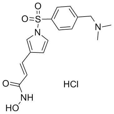Resminostat hydrochloride structure