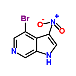 4-Bromo-3-nitro-6-azaindole结构式