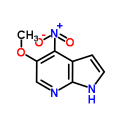 5-Methoxy-4-nitro-1H-pyrrolo[2,3-b]pyridine structure