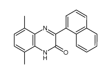 5,8-dimethyl-3-(1-naphthyl)quinoxalin-2(1H)-one结构式