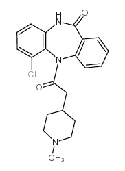 1-chloro-11-[2-(1-methylpiperidin-4-yl)acetyl]-5H-benzo[b][1,4]benzodiazepin-6-one,hydrochloride Structure