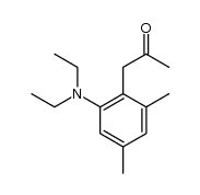 4,6-dimethyl-2-diethylaminobenzyl methyl ketone结构式