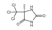 (S)-5-methyl-5-trichloromethylimidazolidine-2,4-dione Structure